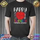 Teacher 22222 Happy Twosday 2022 T Shirt T-Shirt Unisex