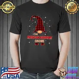 The Physician Assistant Gnome Christmas Red Buffalo Plaid T- Unisex