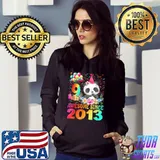 Top 9 Years Old 9th Birthday Panda Awesome Since 2013 T-Shirt