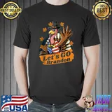 Top Brandon Joe Let's Brandon Thanksgiving Flag Let’s T- Unisex