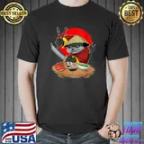 Top Japanese Food I Maki Lover I Samurai Sushi Seal T-shirt