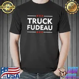 Truck You Trudeau USA Canada Flag Truckers T-Shirt Unisex