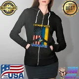 Ukrainian Lover I Stand With Ukraine T-Shirt Full Zip Hooded