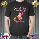 Valentine Just A Girl Who Loves Kayaking Water Sport Lover T- Unisex