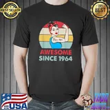 Vintage 1964 Birthday 58 Year 58th Birthday Shirt Unisex