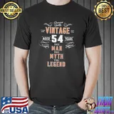 Vintage 54th birthday gift for him aged 54 years old T- Unisex