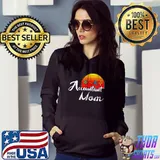 Vintage Accountant Mom Retro Sunset Funny Accounting Gift Zip Hoodie