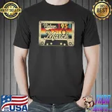 Vintage March 1954 68th Birthday Gift Vintage Cassette Retro T-shirt