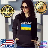 Vintage Ukraine Ukrainian Flag Pride T-Shirt Hoodie