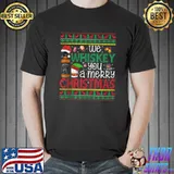 We Whiskey You A Merry Christmas Drinking Lover Xmas T- Unisex