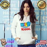 Wild About Reading Dr Teacher Red And White Stripe Hat T-Shirt