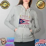 Wine With Dewine Snackin With Acton Shirt Full Zip Hooded