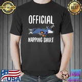 Wolf Sleeping Napping Pajama Animal Lover T-shirt