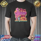 You sleep we GRIND - Cool retro flip skateboard Premium T-Shirt Unisex