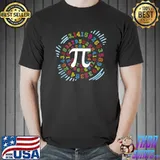 3.14 Pi Pop Art Spiral Math Science Geek Pi Day Teacher T-Shirt
