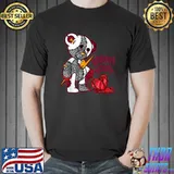 3 Cardinali Red Tee Broken Heart Dripping Retro Cardinali 3s T-Shirt