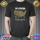 50 States - Been There, Done That Souvenir For Men For Women Premium T-Shirt