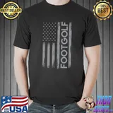 American Footgolf Design USA Flag Soccer Golf T- Unisex