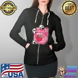 Anime Strawberry Milkshake Milk Shake Panda T- Full Zip Hooded
