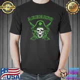 Arrrish St. Patrick's Day Irish Pirate Skull Shamrock Gift T-Shirt Unisex