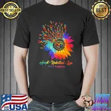 Autism awareness accept understand love sunflower infinity shirt