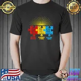 Autism Awareness Puzzle Chemical Element T-Shirt