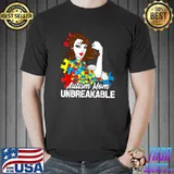 Autism Mom Unbreakable T Shirt Autism Awareness T-Shirt