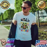Baby Yoda Autism awareness in a world where you can be anything be kind autism awareness shirt