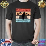 Bald Head Island North Carolina Beach Surfing Summer T- Unisex