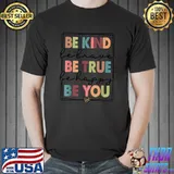 Be Kind Be Brave Be True Be Happy Be You Leopard Heart Women T-Shirt Unisex