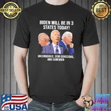 Biden will be in states today unconscious semi conscious and confused Unisex
