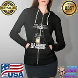 Black cat i've got OCD old cranky and dangerous Full Zip Hooded