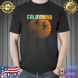 Cali Palm Trees CA Tropical Summer Vacation California T-Shirt