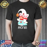 CNA Nurse Assistant Scrub Life Nurse Bunny Gnome Easter Day T-Shirt