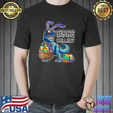 Cool Happy Easter Dinosaur Eggs-cellent Basket Bunny Ears T-Shirt