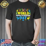 Cool Socks World Down Syndrome Awareness Supporters T-Shirt