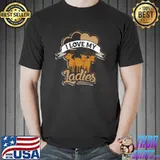 Cute I love my ladies design goat lovers and goat T-Shirt