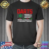 Darts America Flag Darts Game Darts Board & Arrows Darts Premium T-Shirt