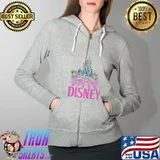 Disney Catle Shirt Full Zip Hooded