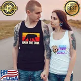 Distressed save hank the tank bear Tank Top