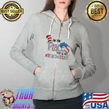 Dr Seuss Oh The Places You'll Go Teacher Life Shirt Full Zip Hooded