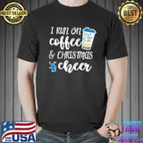 Duch Bros I run on coffee and christmas cheer Unisex