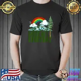 Earth Day Every Day! Vintage Rainbow Nature & Outdoor Retro T-Shirt