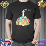 Easter Bunny Rabbit In Egg I'm OK T-Shirt