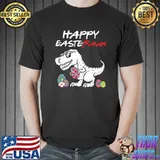 Easter Dinosaur Egg Happy Eastrawr T Rex Dinosaur Boys Kids T-shirt