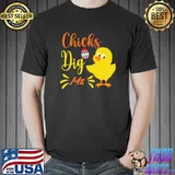 Easter pajamas Easter Chicks Dig Me Gift Men Women Kids eggs T-Shirt