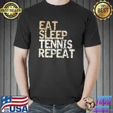 Eat Sleep Tennis Repeat tennis coach tennis player Premium T-Shirt