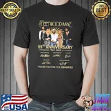 Fleetwood Mac 55th anniversary 1967 2022 thank you for the memories signatures Unisex