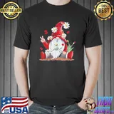 Floral Gnome Daisy Ladybugs Hippie Shirt