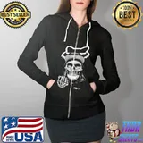Fox Skull Baber Shirt Full Zip Hooded